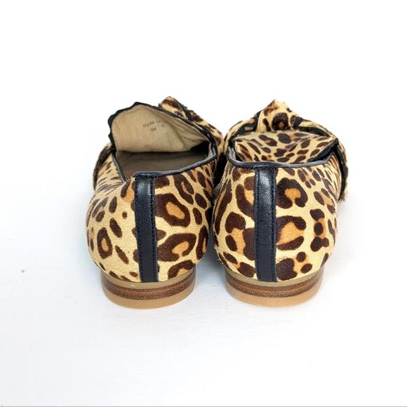 Jack Rogers Holly Leopard Print Haircalf Loafers Size 5 - Picture 6 of 10
